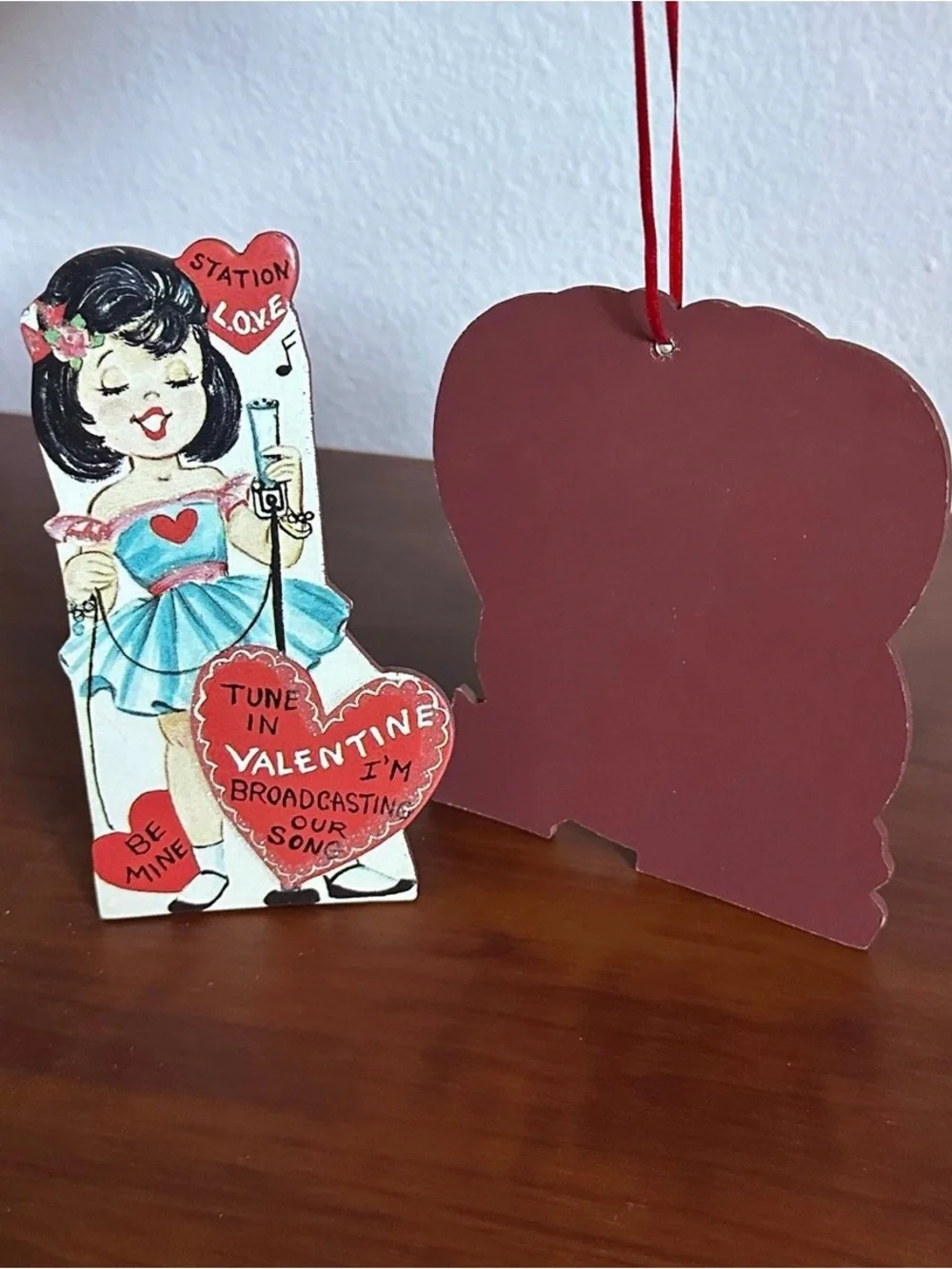 Vintage Valentine's Day Die-Cut Card Set